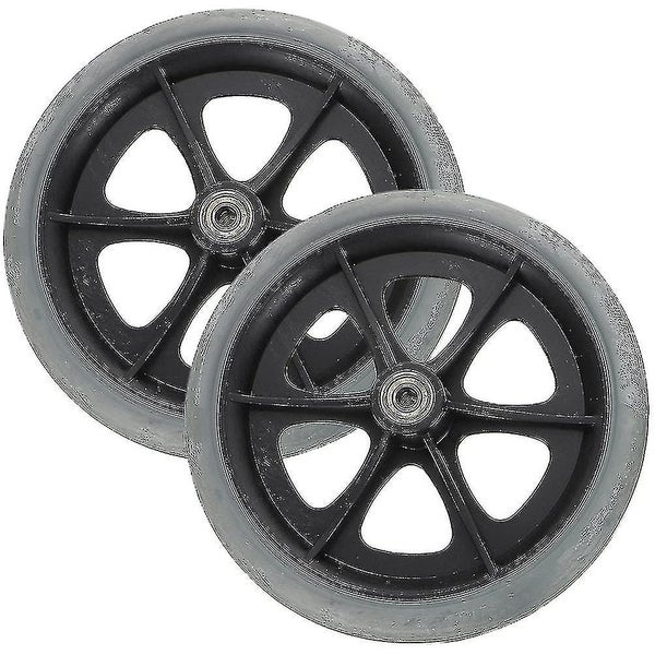 2pcs Wheelchair Wheels Walker Front Wheels Drive Wheelchair Replacement Parts Carousel 2