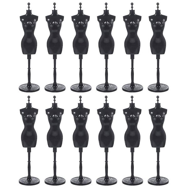 12pcs Doll Mannequin Rack Doll Dress Display Stand Doll Dress Mannequin Models Carousel 1