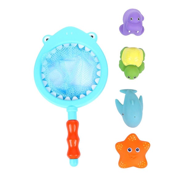 1 Set Floating Discoloration Toy Cartoon Special Bath Toys Set Fishing Toy Floa Carousel 1