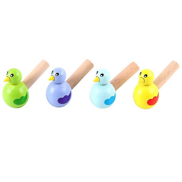 4pcs Lovely Bird Whistle Toy Baby Educational Toys Musical Toy random Color Carousel 1