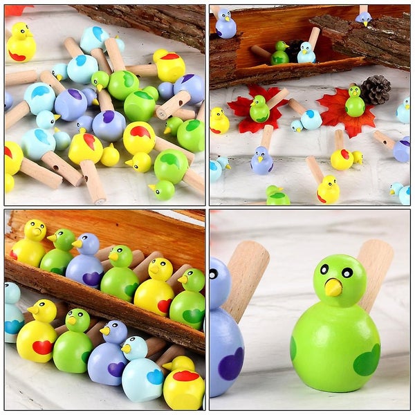 4pcs Lovely Bird Whistle Toy Baby Educational Toys Musical Toy random Color Carousel 2