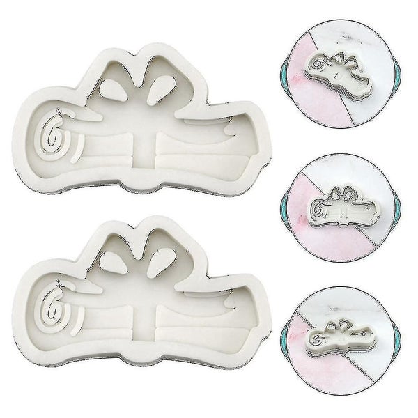 2 Pcs Silcone Molds Desserts Party Supplies Graduation Keychain Resin Grad Epox Carousel 5