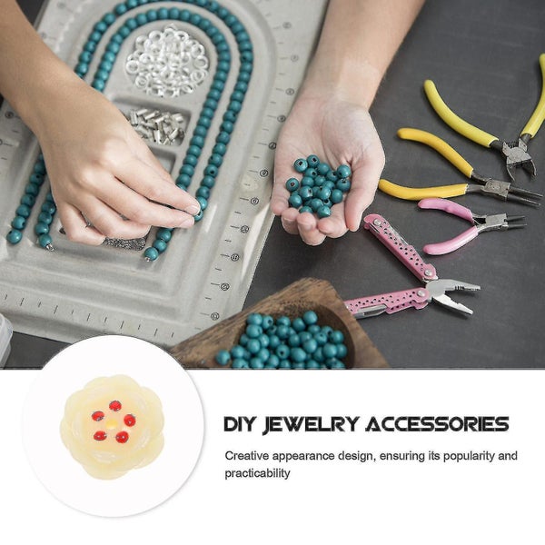 10 Pcs Diy Earrings Jewelry Making Supplies Resin Beads Diy Jewelry Making Char Carousel 2