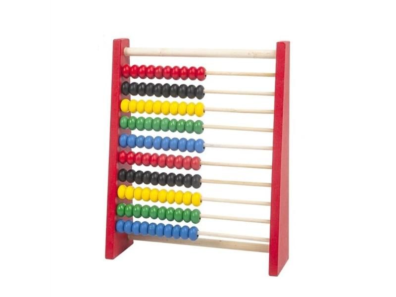 Intelligence Development Wooden Abacus For Kids Mathematics For 3-6 Year Olds Carousel 1