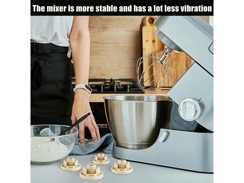 5Pcs Mixer Foot Bottom Pad Stand Attachment Replacement For Kitchenaid Mixer Carousel 1