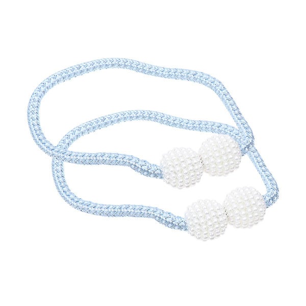 2 Pcs Magnetic Curtain Tiebacks Curtain Clips Rope Holdbacks Simple Fashion Cur Carousel 1