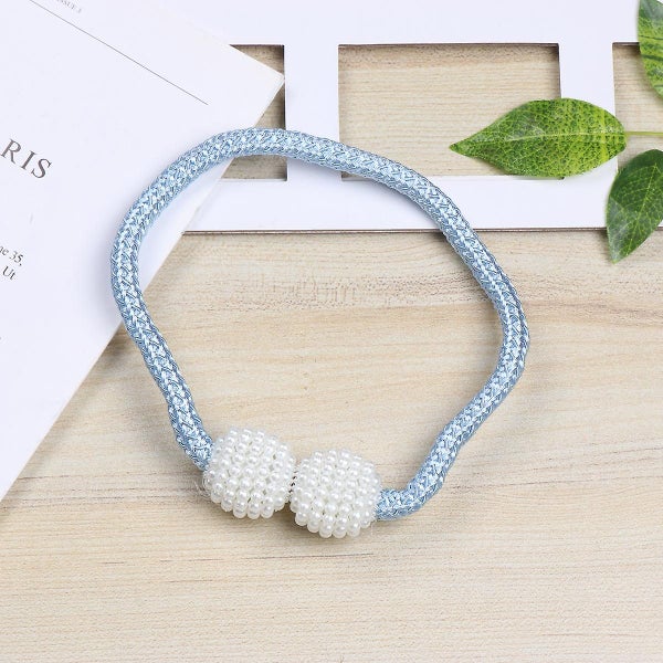 2 Pcs Magnetic Curtain Tiebacks Curtain Clips Rope Holdbacks Simple Fashion Cur Carousel 2