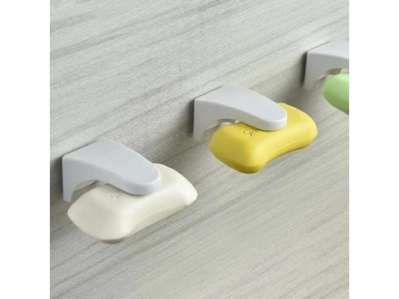 1pc Magnetic Soap Holder Bathroom Storage Rack Sponge Holder Carousel 1