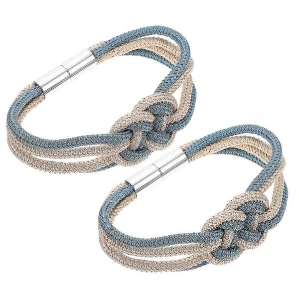 2pcs Simple Durable Practical Curtain Rope Curtain Fixing Buckle Curtain Tiebac Carousel 1