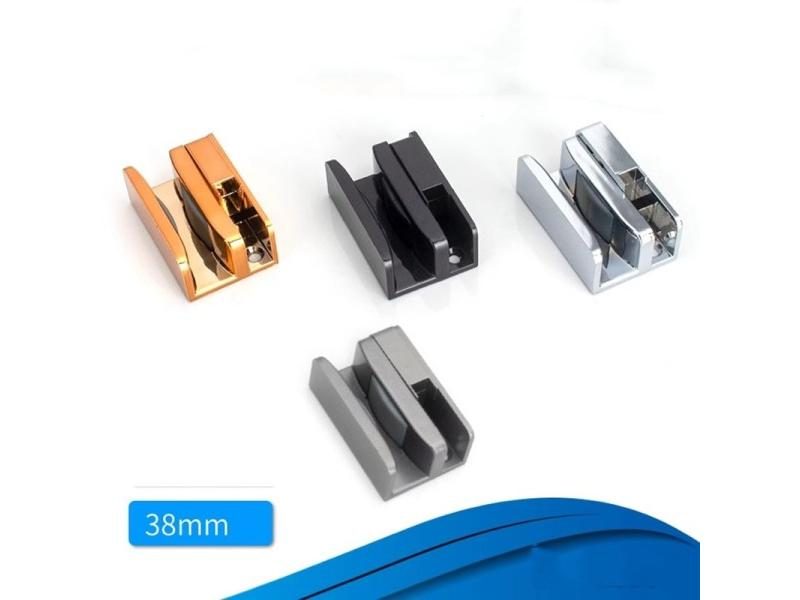 Shower Room Accessories Glass Limit Positioning Adhesive Bathroom Swing Stop Carousel 2