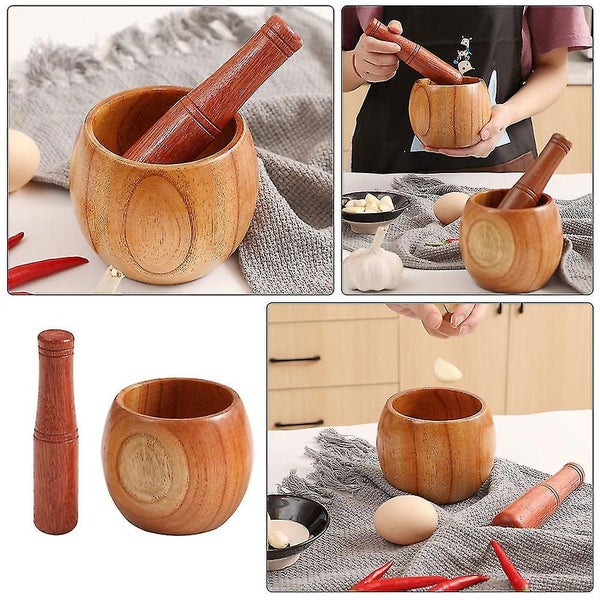 Potato Masher Seasonings Pestle Grinder Garlic Pounder Marble Bar Muddler Garli Carousel 5
