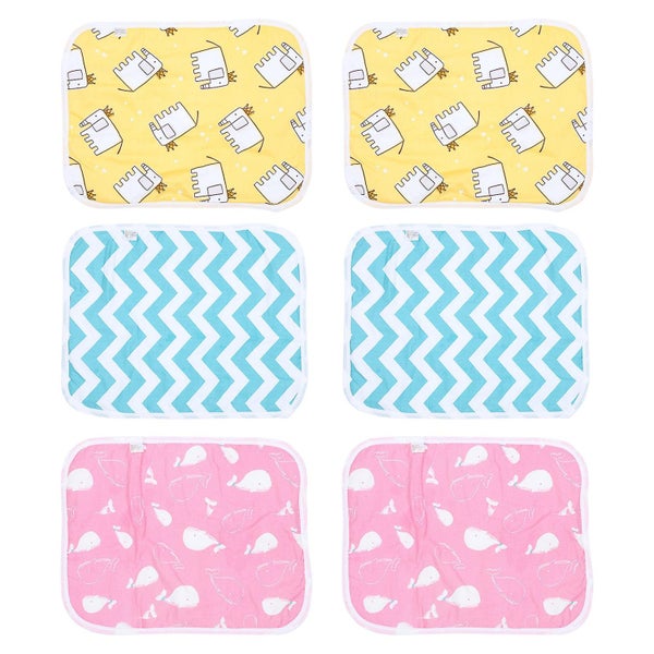 6 Pcs Litter Box Liners Washable Guinea Pig Bedding Guinea Pig Pee Pads Reusabl Carousel 1