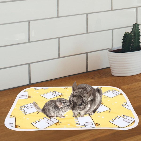 6 Pcs Litter Box Liners Washable Guinea Pig Bedding Guinea Pig Pee Pads Reusabl Carousel 3
