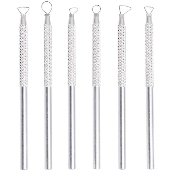 6 Pcs Metal Spatula Ceramics Tools Multipurpose Tool Multipurpose Clay Sculptin Carousel 1
