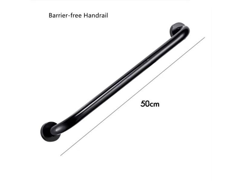 Black White Barrier Free Bathroom Stair Grab Handle For Elderly Children Carousel 1