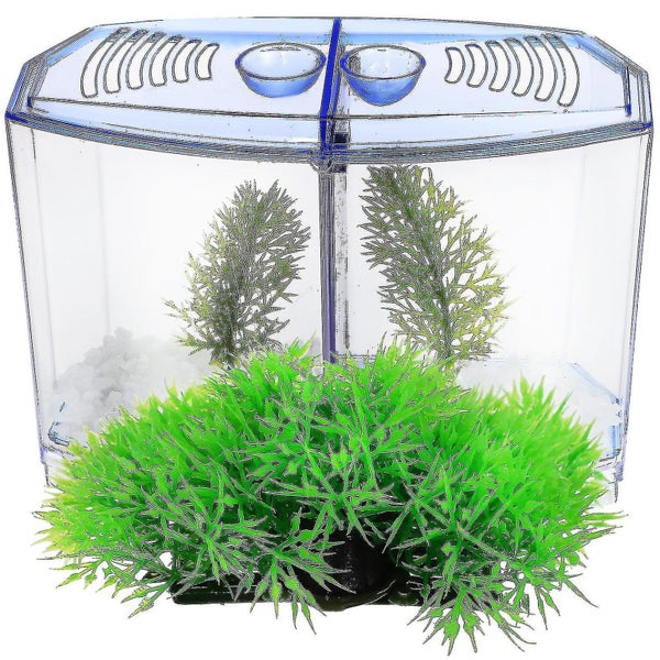 Green Decor Fish Tank Aquatic Plants Fish Separation Box Fish Tank Accessories Carousel 1
