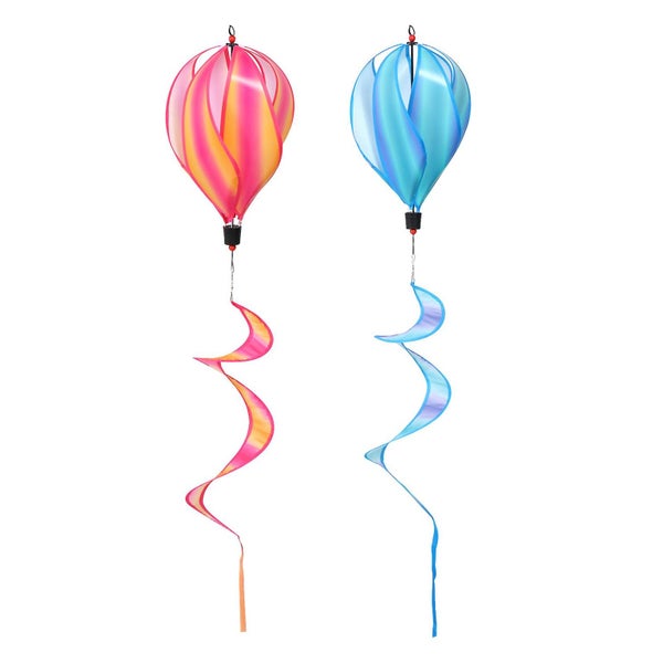2 Pcs Lightweight Hot Air Balloons Exquisite Rainbow Balloons Party Adornments Carousel 1