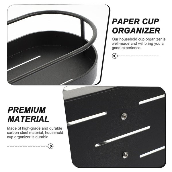 Coffee Mug Shelf Cup Organizer Cup Holder Countertop Cup Lid Organizer Bathroom Carousel 3