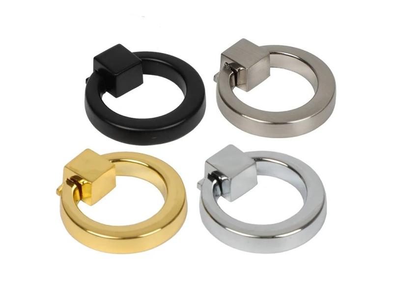 1Pc Circle Door Knocker Zinc Alloy Front Door Knocker Ring For Home Decorative Carousel 2
