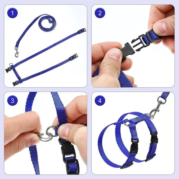 Hamster Accessories Ferret Harness Rat Harness Retractable Cat Leash Harness Pu Carousel 4