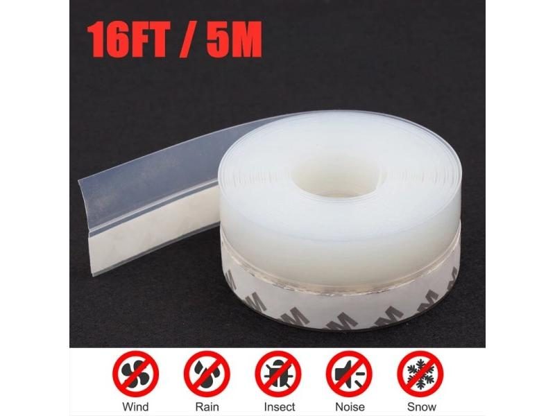5m Self Adhesive Door Sill Weather Window Seal Strip Carousel 2