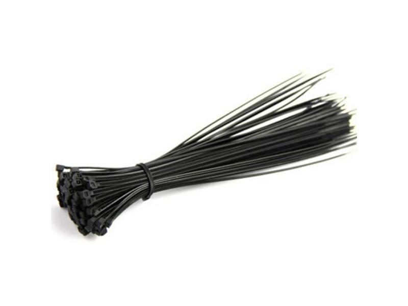 Hot 100 Pcs Electrical Cable Tie Wrap Nylon Fastening Black 2.5*100mm Carousel 1
