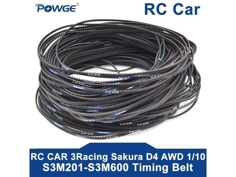 POWGE WRC Car Racing Sakura D4 D3 Front Timing Belt Drift Racing Car Carousel 1