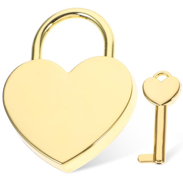 Small Padlock With Key Romantic Couples Wishing Lock Jewelry Box Suitcase Lock Carousel 1