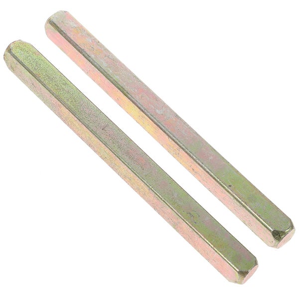 2pcs Old Door Knob Replacement Door Spindle Bar 100mm Antique Square Spindle Carousel 1