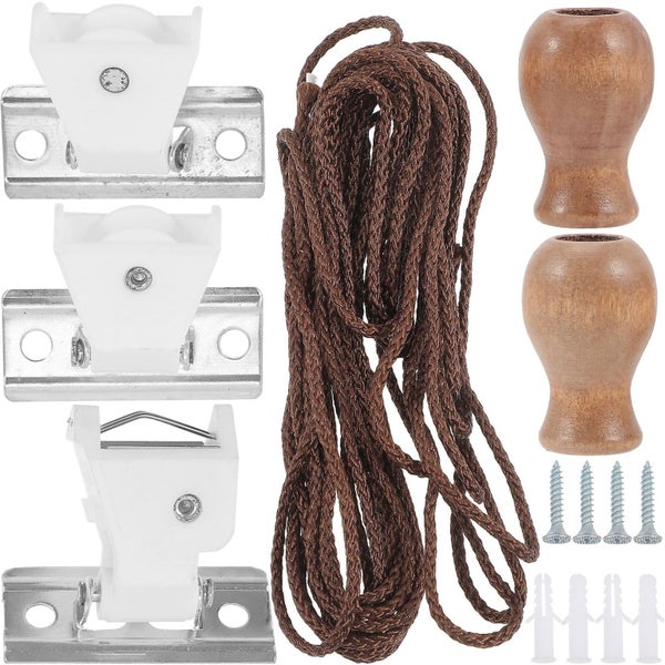 1 Set Of Bamboo Roller Blind Rope Accessories Roller Shutter Parts Roller Blind Carousel 1