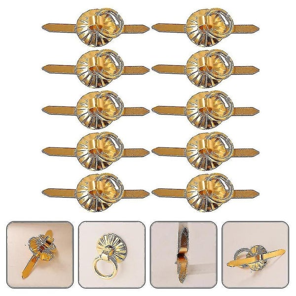 10 Pcs Black Drawer Handles Miniature Drawer Furniture Handles Simulation Door Carousel 2