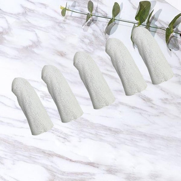 5pcs Gold Insulated Thick Leather Finger Sleeve Finger Guard Jewelry Making Too Carousel 3