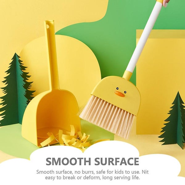 Kids Cleaning Set Handheld Dustpan Brush Kids Play Broom Set Scrubbers Cleaning Carousel 3