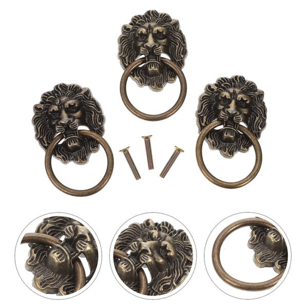 3 Pcs Mini Furniture Knobs Pulls Cabinet Grips Cupboard Handles Drawer Knobs Fu Carousel 2