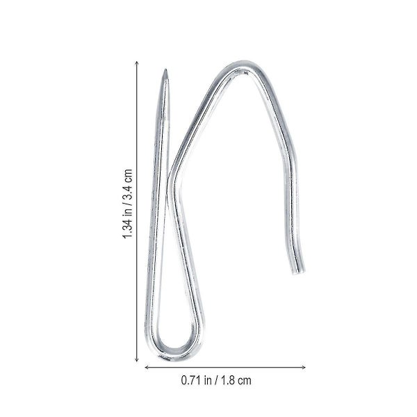 100 Pcs Curtain Hooks Drapes S Shaped Hanger S Hook S Shaped Hook Curtain Hange Carousel 2