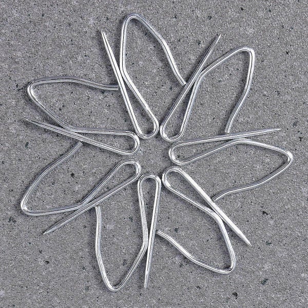 100 Pcs Curtain Hooks Drapes S Shaped Hanger S Hook S Shaped Hook Curtain Hange Carousel 4