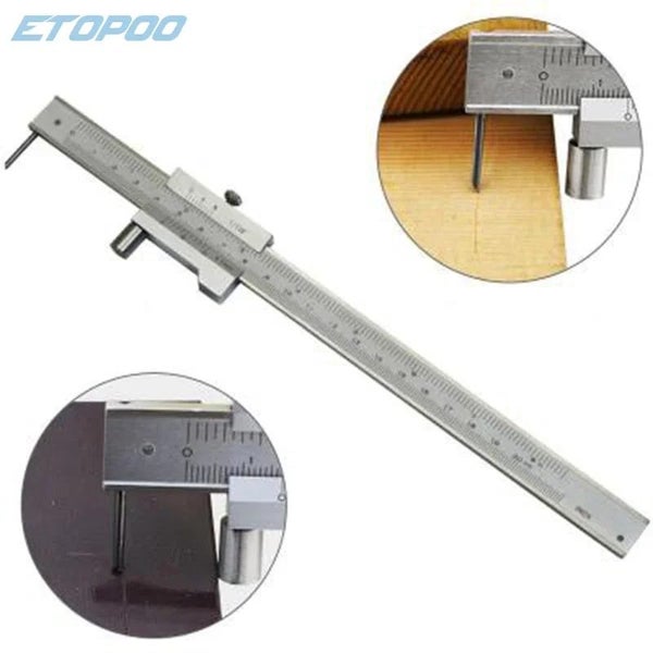 0-200mm Stainless Steel Parallel Marking Vernier Caliper 0.1mm Marking Gauge Carousel 1
