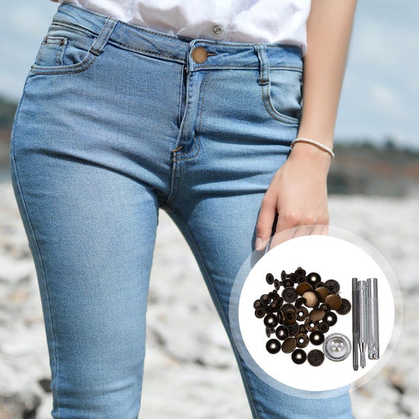 12 Sets Heavy Duty Leather Snap Fasteners Kit Leather Rivets And Snaps Carousel 2