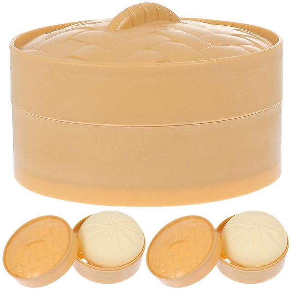 3 Sets Of Simulation Steamed Stuffed Bun Funny Realistic Food Squeeze Toys Carousel 1