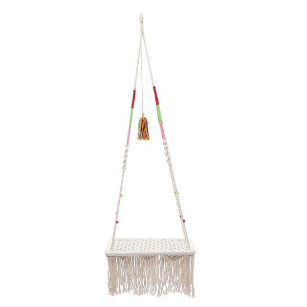 Hanging Cat Bed Bohemia Style Cat Hammock Kitten Macrame Cat Hammock Cat Swing Carousel 1