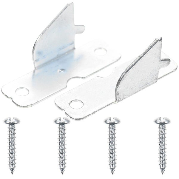 2 Sets Curtain Rod Bracket Curtain Hardware Brackets Wall Single Curtain Rod Br Carousel 1