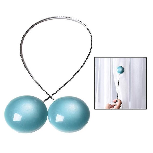 1pc Opal Button Decorative Resin Curtain Binding Tie Band Holdbacks For Bedroom Carousel 3