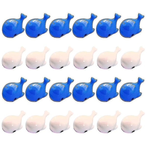 24 Pcs Kids Bath Toys Micro Landscape Dolphin Mini Dolphin Small Dolphin Playse Carousel 1