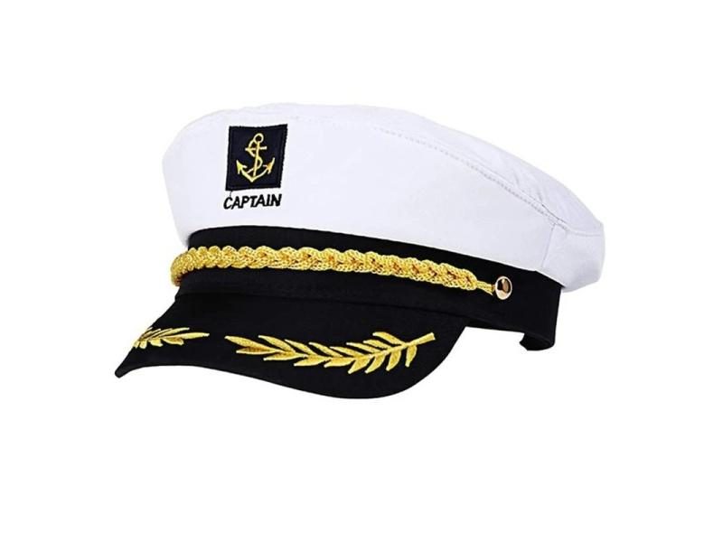 M2EA Sailor Hat Yacht Captain Hat Sailor Captain Costume Men Navy Marine Hat Carousel 1