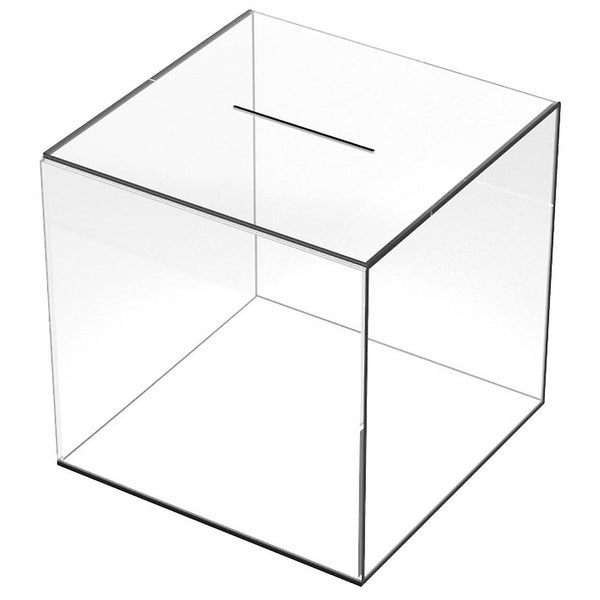 Desktop Piggy Bank Acrylic Saving Pot Transparent Saving Bank Money Supply Carousel 1