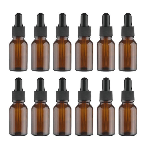 12pcs 15ml Women Essential Oil Bottle Retro Antique Glass Empty Essential Oil C Carousel 1