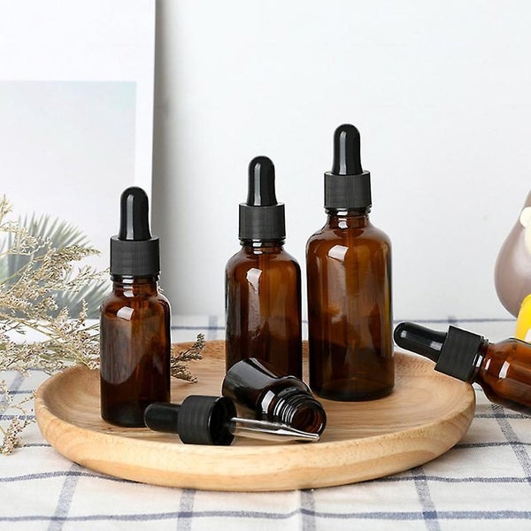 12pcs 15ml Women Essential Oil Bottle Retro Antique Glass Empty Essential Oil C Carousel 4