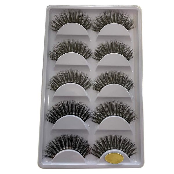 10 Pairs Of 3d Fake Eyelash Handmade Simulation Eyelash Cosmetic False Eyelash Carousel 1
