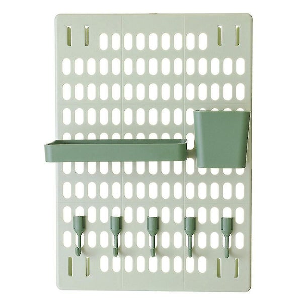 8pcs Wall Mounted Storage Shelf Kitchen Storage Shelf Sundries Storage Rack Carousel 1