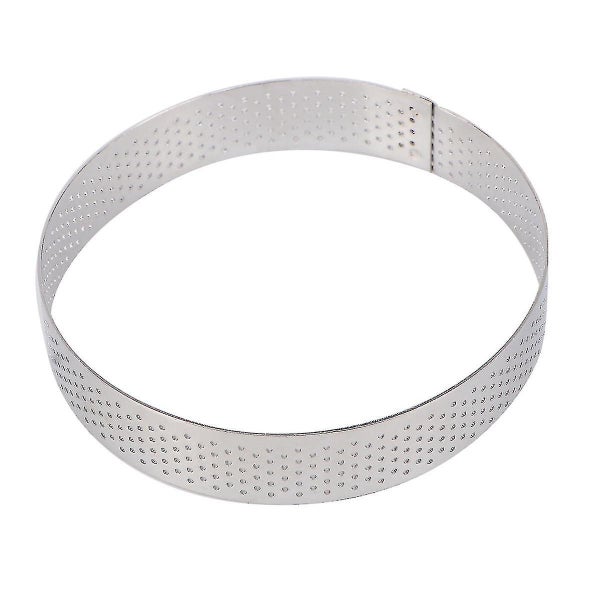 1 Pc 304 Stainless Steel Cake Mold Ring Household Round Hole Mousse Cake Circle Carousel 1